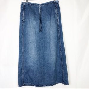 Vintage LONDONJEAN Denim Maxi Skirt